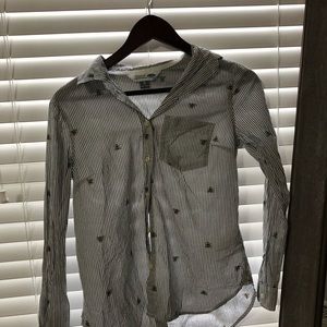 Old navy striped bumble bee 🐝 button up